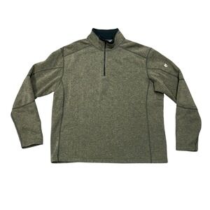 Kuhl Revel 1/4 Zip Pullover Sweater Olive Green Mens XXL 3007